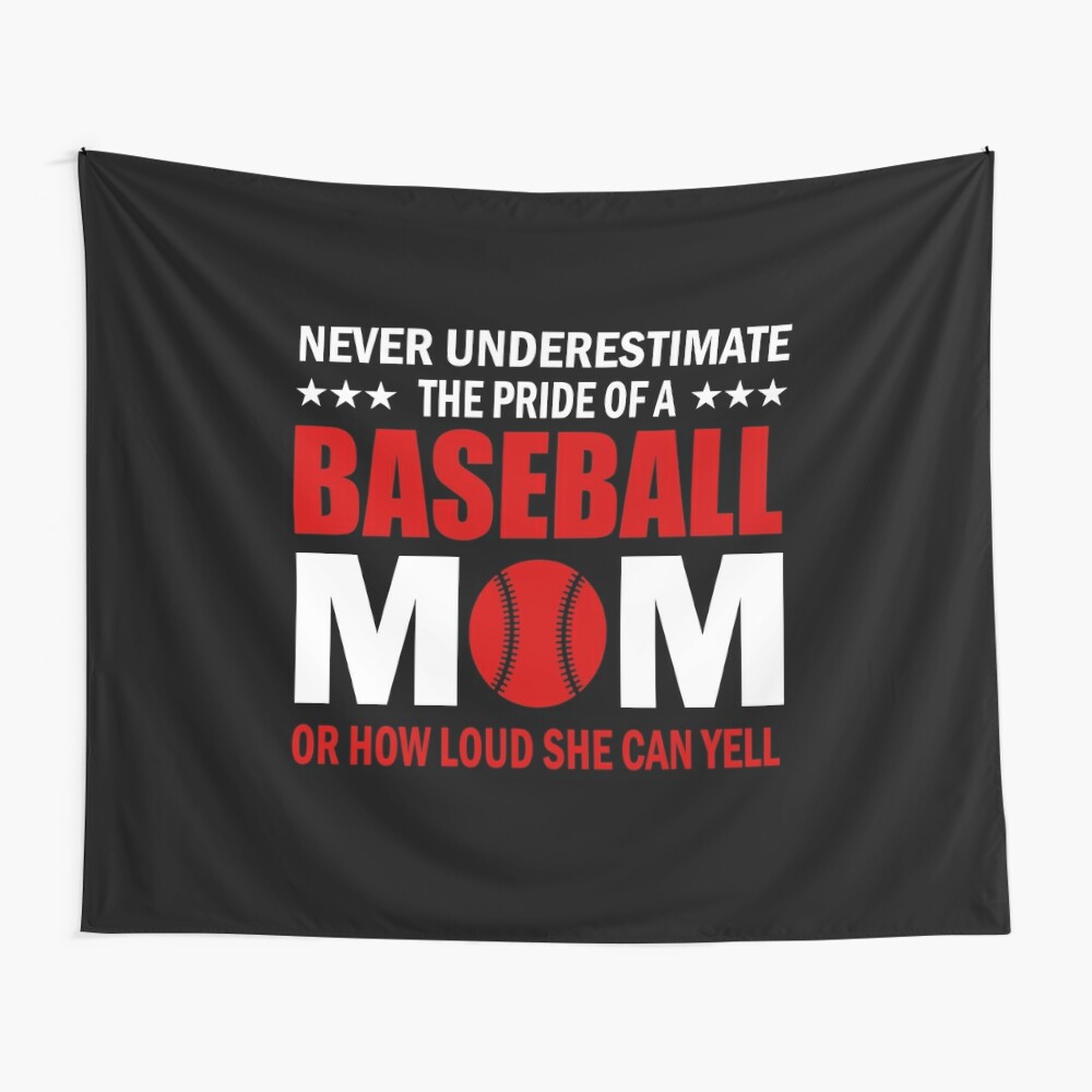 Never Underestimate The Pride Of A Baseball Mom Shirt - TeePython