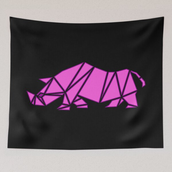 Item preview, geometric rhino designed and sold by the Zarock Shop.