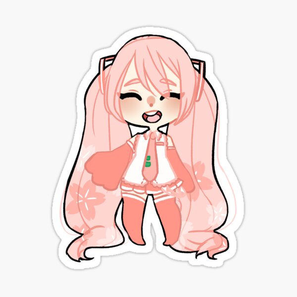 Sakura Miku Sticker for Sale by hanicombs