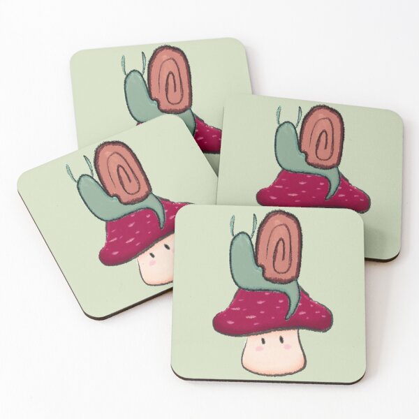 Item preview, Snail and Mushroom Pals designed and sold by KaitLouise.