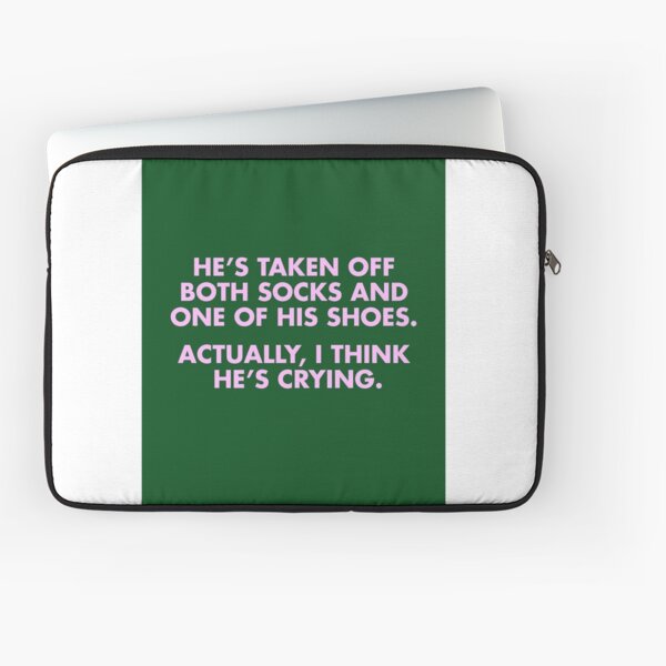 En fait, je pense qu'il pleure - The Royal Tenenbaums Quote Housse d'ordinateur