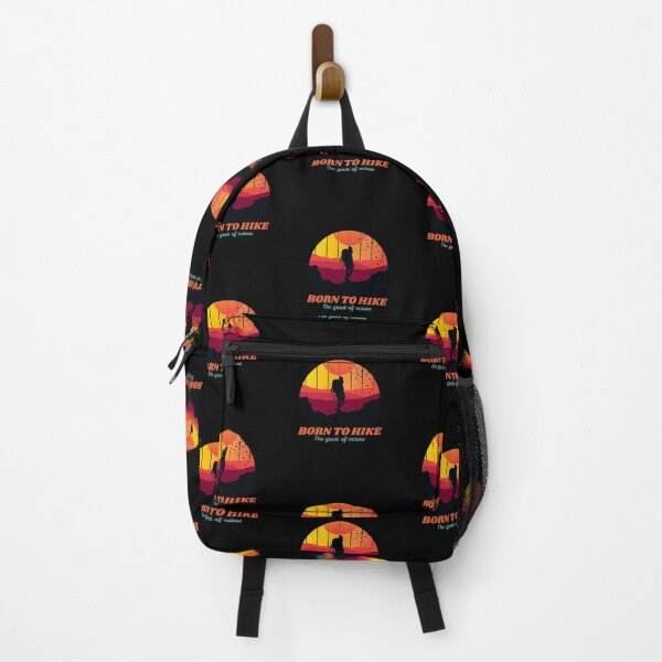 Item preview, Vintage Sunset Retro. Born to hike. The great of nature. designed and sold by PrintNJoy.