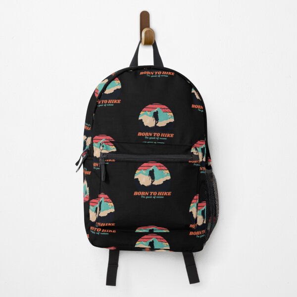Item preview, Vintage Sunset Retro. Born to hike. The great of nature. designed and sold by PrintNJoy.