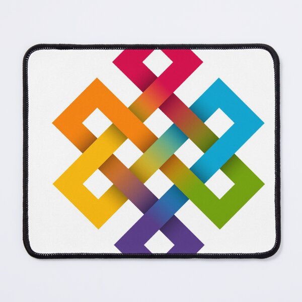 Item preview, Rainbow Infinity Knot designed and sold by Container of Dreams.