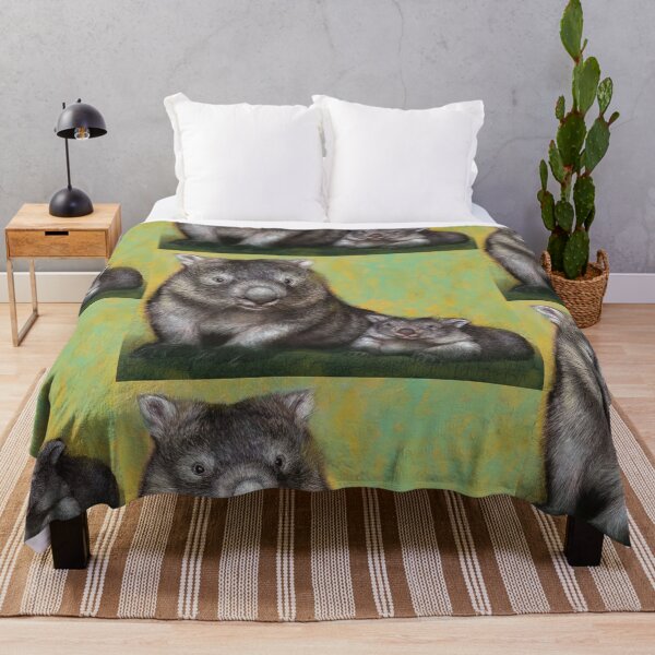 Item preview, The Portrait of a Warm Wombat Family designed and sold by LanLanGallery.