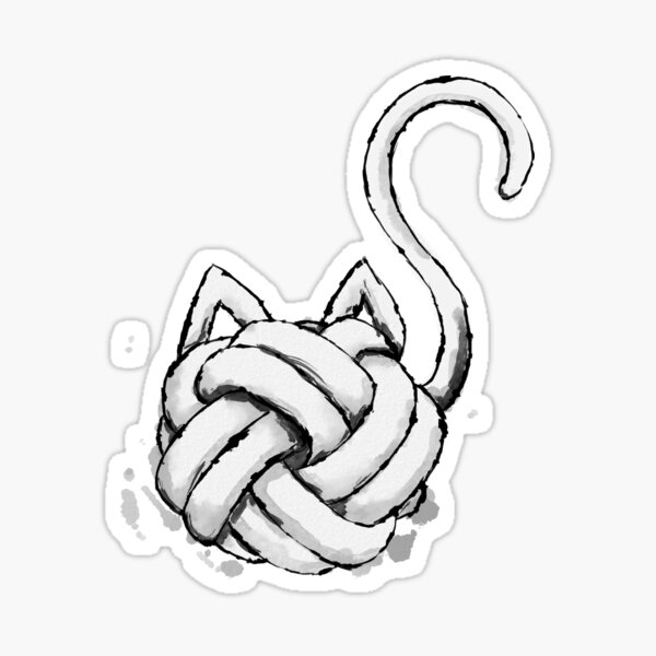Item preview, Cat Knot  designed and sold by HopeDiamond-Art.