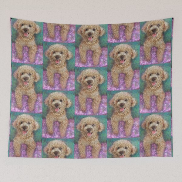 Item preview, The Portrait of a Lovely Poodle designed and sold by LanLanGallery.