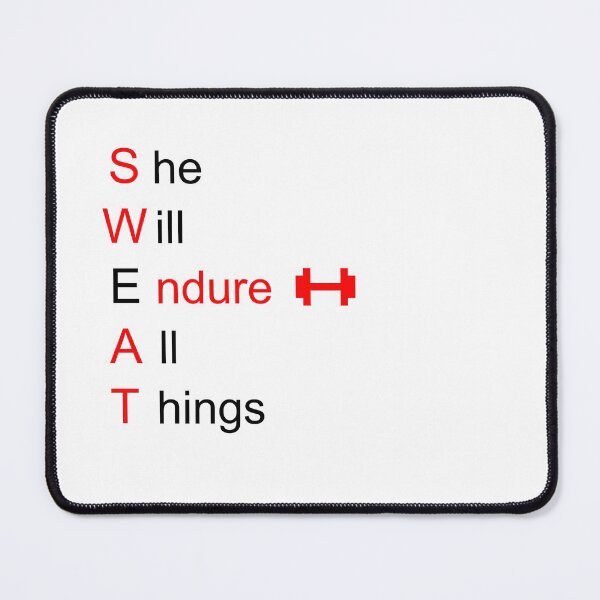 Item preview, She Will Endure All Things, T-shirt, Fitness Motivation, Workout Words. designed and sold by Myartbeyours.