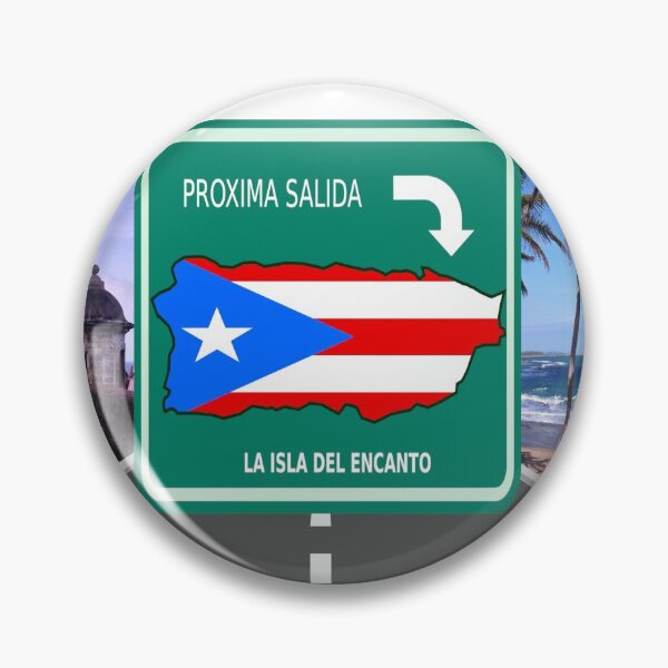Item preview, Puerto Rico traffic sign. Proxima Salida a Puerto Rico. Next exit to Puerto Rico designed and sold by Verle-art.