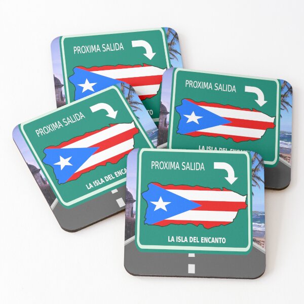 Item preview, Señal de tráfico de Puerto Rico. Proxima Salida a Puerto Rico. Próxima salida a Puerto Rico designed and sold by Verle-art.