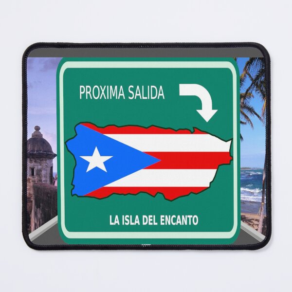 Item preview, Puerto Rico traffic sign. Proxima Salida a Puerto Rico. Next exit to Puerto Rico designed and sold by Verle-art.