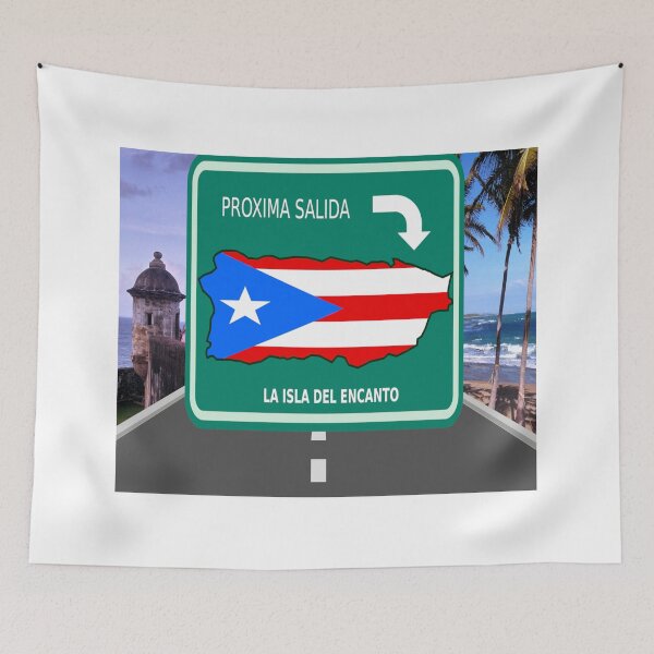 Item preview, Señal de tráfico de Puerto Rico. Proxima Salida a Puerto Rico. Próxima salida a Puerto Rico designed and sold by Verle-art.