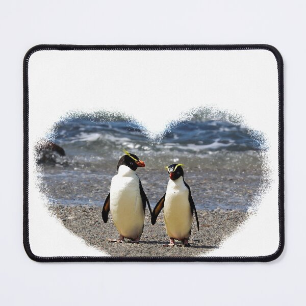 Item preview, I like long waddles on the beach...  Fiordland Penguins (white text) designed and sold by SBPenguins.