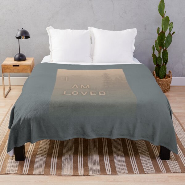 Item preview, I am Loved Affirmation Mountains Graphic designed and sold by WonderfulHumans.