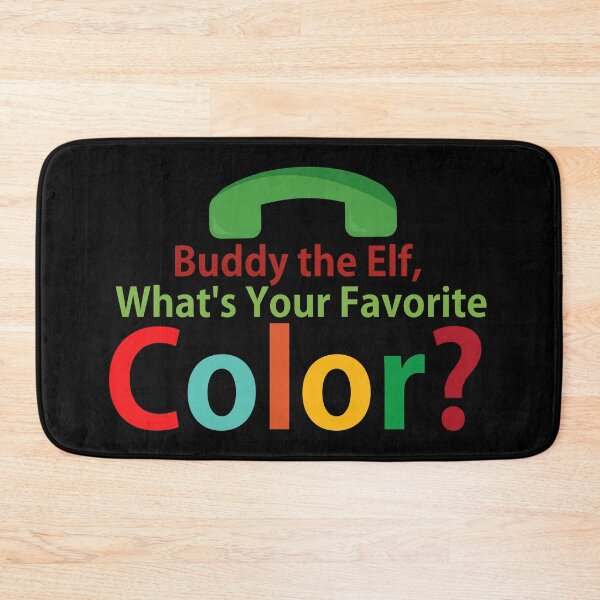 Item preview, Buddy the Elf - What's Your Favorite Color? designed and sold by ismdesigner.