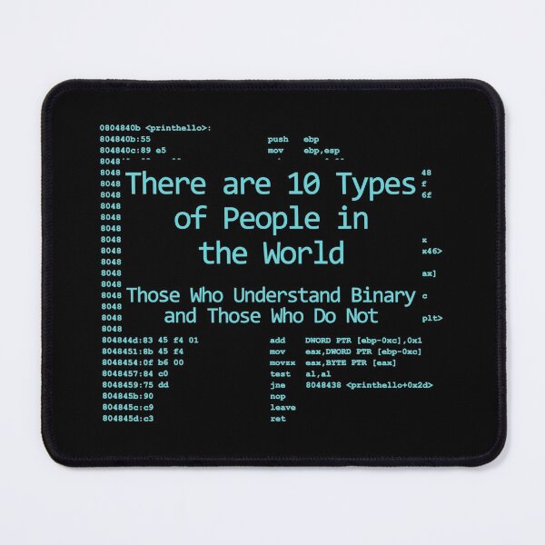 Item preview, Funny Tee 10 Types Of People In The World, Understand Binary Assembly designed and sold by TNMankdesign.