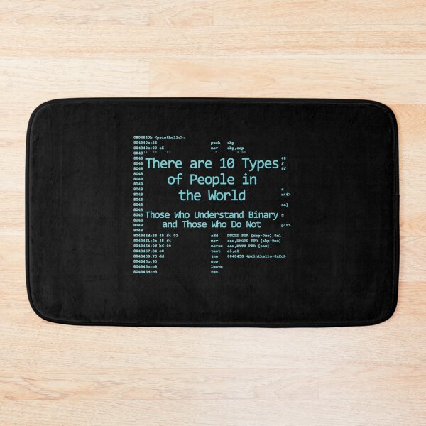 Item preview, Funny Tee 10 Types Of People In The World, Understand Binary Assembly designed and sold by TNMankdesign.