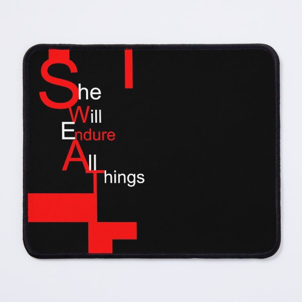 Item preview, She Will Endure All Things, T-shirt, Fitness Motivation, Workout Words, designed and sold by Myartbeyours.