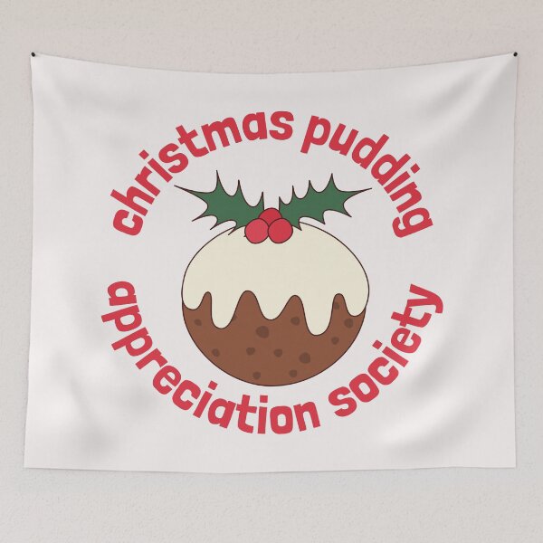 Item preview, Christmas Pudding Appreciation Society Red designed and sold by cashewdays.