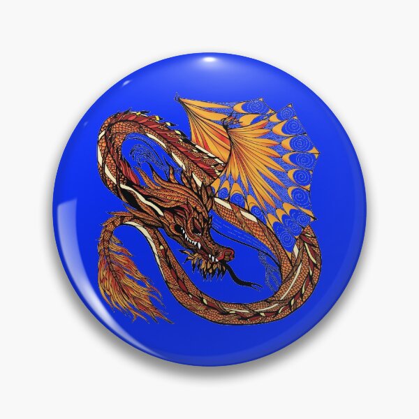 Item preview, naga, naga terbang, naga lukisan yang dibuat tangan designed and sold by yunengsih.