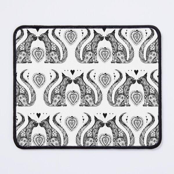 Item preview, Two Cat Tangle Pattern designed and sold by Heatherian.
