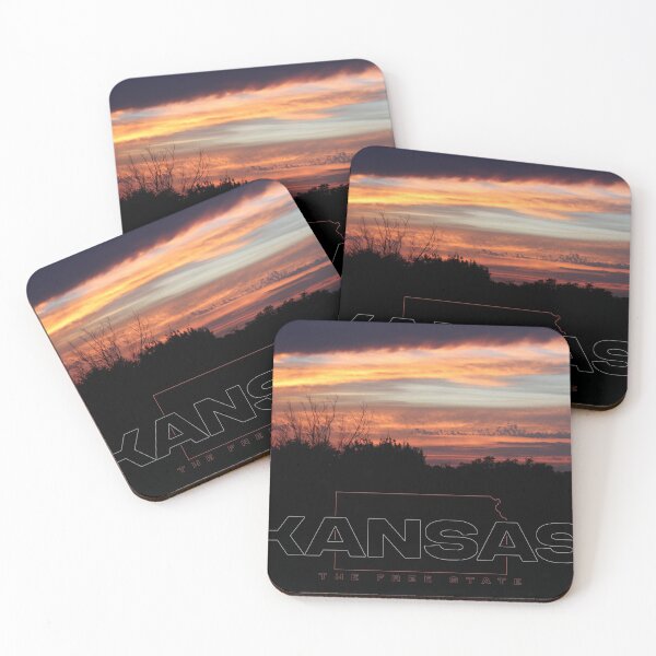 Item preview, Kansas - The Free State - Cloudy Sunset designed and sold by MaryJaneRC.
