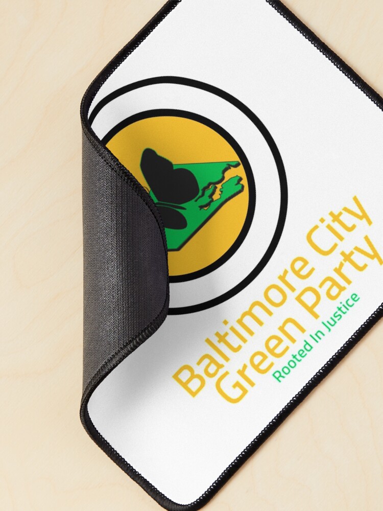 Thumbnail 2 of 5, Mouse Pad, Baltimore City Green Party designed and sold by BGP-Store.