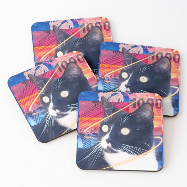 Aperçu de l'œuvre Tuxedo Cat Digital Photo Modifier créée et vendue par Brianna Eisman.