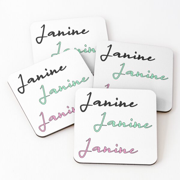 Artikelvorschau, Janine Namen Sticker Pack Label entworfen und verkauft von emm-j.