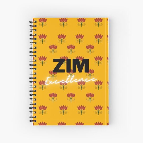 ZimExcellence Flame (Yellow) Spiral Notebook