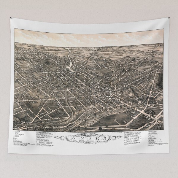 Item preview, Akron - Ohio - 1882 designed and sold by paulrommer.