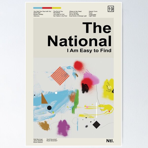 Item preview, The National - I Am Easy to Find designed and sold by Alexandra Schowalter.