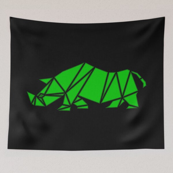 Item preview, geometric rhino designed and sold by the Zarock Shop.