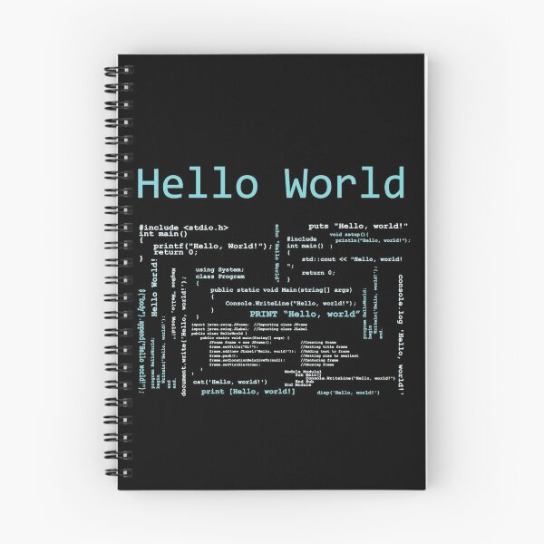 Artikelvorschau, Lustiges T-Stück Hallo Welt - Computerprogrammiersprachen entworfen und verkauft von LPDankdesign.
