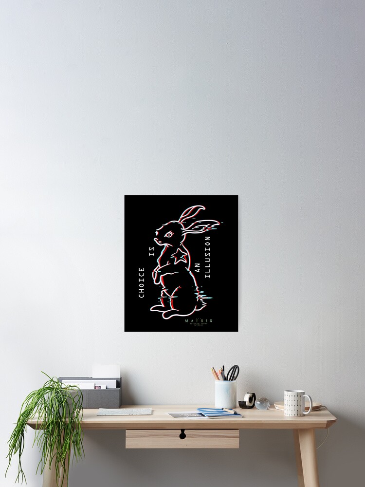 Thumbnail 2 of 3, Poster, Resurrections White Rabbit 3D designed and sold by Thingoc.