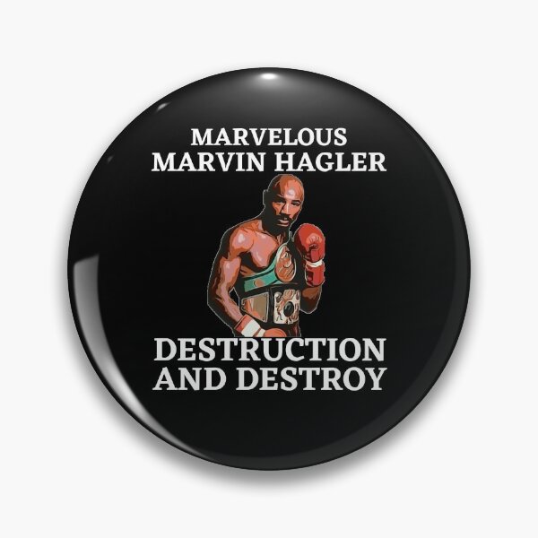 Item preview, Funny Men Marvelous Marvin Hagler Destruction And Destroy Classic Fan designed and sold by Missrosettadeck.