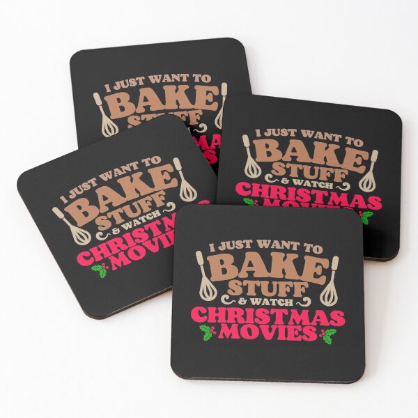 Item preview, I Just Want to Bake Stuff and Watch Christmas Movies, Cooking holiday season designed and sold by Mixture-DESIGN.