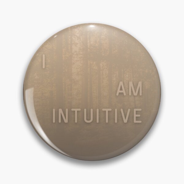 Artikelvorschau, ICH BIN INTUITIVE Affirmation Nature Graphic entworfen und verkauft von WonderfulHumans.