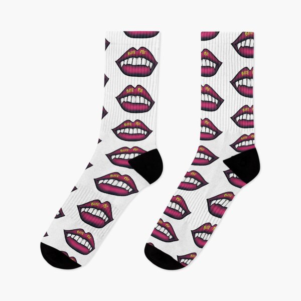 Artikelvorschau, Bite Me Vampire Lips entworfen und verkauft von AuraWalker1.