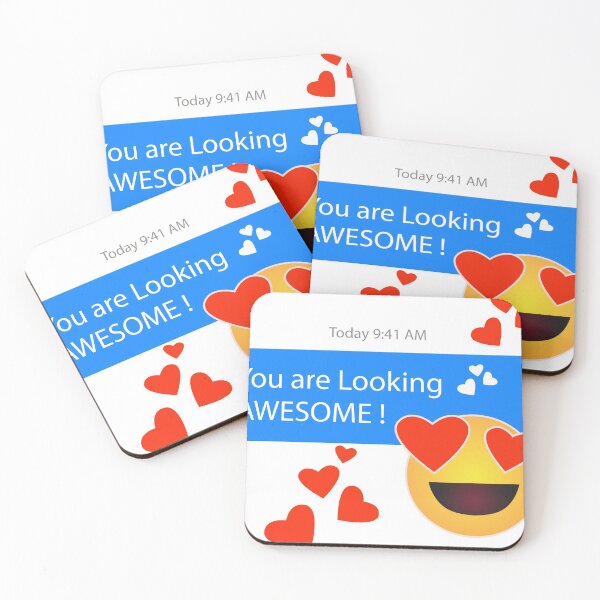 Item preview, ios Awesome message flirt Quote designed and sold by Arpitkahar.
