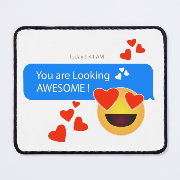 Item preview, ios Awesome message flirt Quote designed and sold by Arpitkahar.