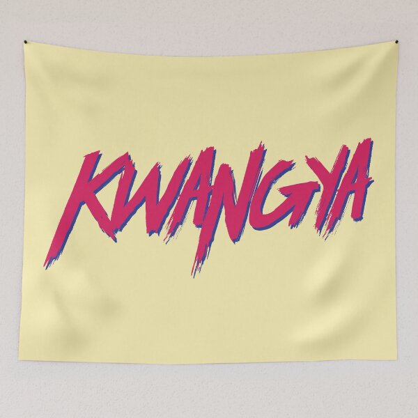 Item preview, SM Aespa Kwangya pink typography designed and sold by Morcawork.