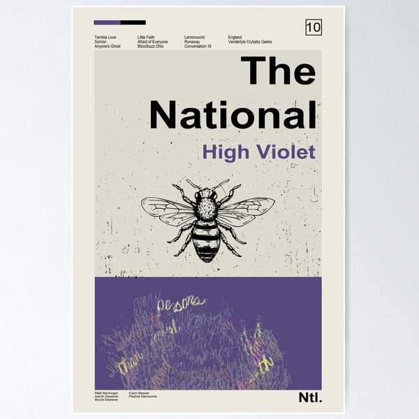 The National - High Violet Poster