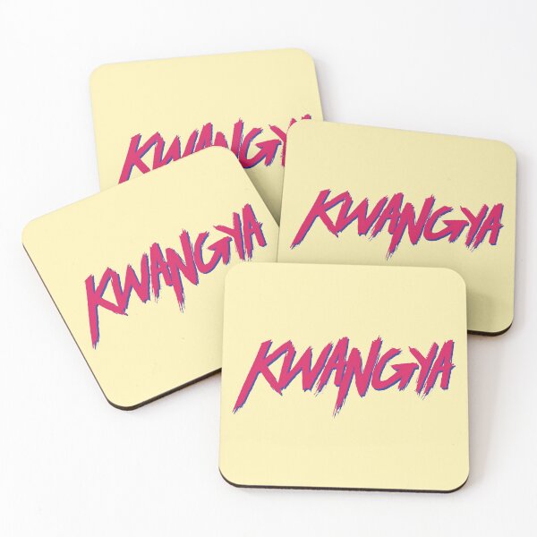 Item preview, SM Aespa Kwangya pink typography designed and sold by Morcawork.