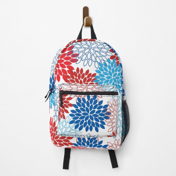 Item preview, Red White Blue Flowers designed and sold by Meliafroggy.