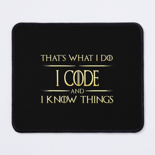 Item preview, Funny Tee I Code And I Know Things Programmer Coder designed and sold by LPDankdesign.