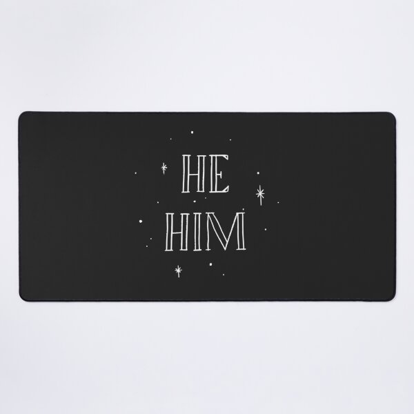 Item preview, He Him Gender Pronoun with Stars to Normalize Pronouns and Protect Trans Kids  designed and sold by ichewsyou.