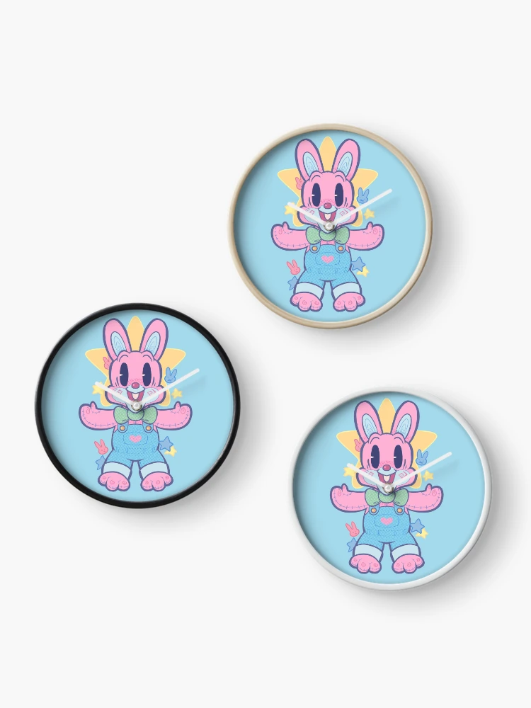 Thumbnail 3 of 4, Clock, Robbie The Rabbit designed and sold by scumsuck.