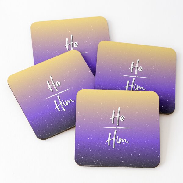Item preview, He Him Pronouns Nonbinary Space  designed and sold by rileycastiel.