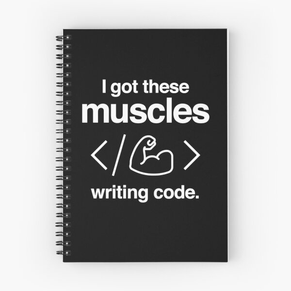 Item preview, Funny Tee I Got These Muscles Writing Code Funny Computer Coder designed and sold by LPDankdesign.